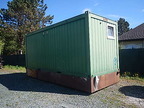 CONTAINEX WC CONTAINER geteilt in Damen / Herren 6055x2435x2590 mm , isolierte Ausführung , mit E Installation , Kippfenster , Aluriffelblechboden , mit Graffiti besprüht- siehe beiliegende Handskizze Grundriß Container CONTAINEX WC CONTAINER geteilt in Damen / Herren 6055x2435x2590 mm , isolierte Ausführung , mit E Installation , Kippfenster , Aluriffelblechboden , mit Graffiti besprüht- siehe beiliegende Handskizze Grundriß Container
