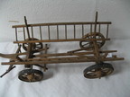 Schulanschauungsobjetk Leiterwagen, ca. 58cm lang, mit Deichsel, ca. 128cm lang, 29cm breit, 30cm hoch Jahrhundertwende Schulanschauungsobjetk Leiterwagen, ca. 58cm lang, mit Deichsel, ca. 128cm lang, 29cm breit, 30cm hoch Jahrhundertwende