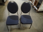 50 Stk. Bankett-Stapelstühle, blau, stapelbar, Hammerschlag 50 Stk. Bankett-Stapelstühle, blau, stapelbar, Hammerschlag