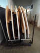 Transport- und Lagerbox mit 4 Rollen original für Banketttische, Rahmen abnehmbar, ca. 142 x 120 x 200 cm Transport- und Lagerbox mit 4 Rollen original für Banketttische, Rahmen abnehmbar, ca. 142 x 120 x 200 cm