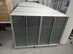 BENE Aktenschrank 4türig, mit Glasfront ca. L 160 x T 40 x H 124 cm BENE Aktenschrank 4türig, mit Glasfront ca. L 160 x T 40 x H 124 cm