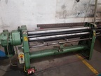 Einrollmaschine klein, Maschinengewicht 400kg, Abmessung: 2,3 x 1,0 x 1,0 m, Techn. Daten lt. Datenblatt im Downloadbereich Einrollmaschine klein, Maschinengewicht 400kg, Abmessung: 2,3 x 1,0 x 1,0 m, Techn. Daten lt. Datenblatt im Downloadbereich