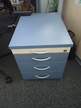 Blaha Rollcontainer blau-Ahorn ca. B 44 x T 60 x H 53 cm Blaha Rollcontainer blau-Ahorn ca. B 44 x T 60 x H 53 cm