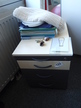 Blaha Rollcontainer blau-Ahorn ca. B 44 x T 60 x H 53 cm Blaha Rollcontainer blau-Ahorn ca. B 44 x T 60 x H 53 cm