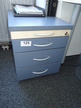 Blaha Rollcontainer blau-Ahorn ca. B 44 x T 60 x H 53 cm Blaha Rollcontainer blau-Ahorn ca. B 44 x T 60 x H 53 cm