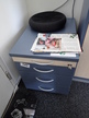 Blaha Rollcontainer blau-Ahorn ca. B 44 x T 60 x H 53 cm Blaha Rollcontainer blau-Ahorn ca. B 44 x T 60 x H 53 cm