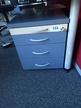Blaha Rollcontainer blau-Ahorn ca. B 44 x T 60 x H 53 cm Blaha Rollcontainer blau-Ahorn ca. B 44 x T 60 x H 53 cm