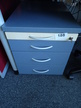 Blaha Rollcontainer blau-Ahorn ca. B 44 x T 60 x H 53 cm Blaha Rollcontainer blau-Ahorn ca. B 44 x T 60 x H 53 cm