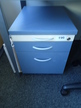 Blaha Rollcontainer blau-Ahorn ca. B 44 x T 60 x H 53 cm Blaha Rollcontainer blau-Ahorn ca. B 44 x T 60 x H 53 cm