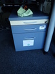 Blaha Rollcontainer blau-Ahorn ca. B 44 x T 60 x H 53 cm Blaha Rollcontainer blau-Ahorn ca. B 44 x T 60 x H 53 cm