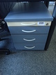 Blaha Rollcontainer blau-Ahorn ca. B 44 x T 80 x H 53 cm Blaha Rollcontainer blau-Ahorn ca. B 44 x T 80 x H 53 cm