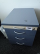 Blaha Rollcontainer blau-Ahorn ca. B 44 x T 80 x H 53 cm Blaha Rollcontainer blau-Ahorn ca. B 44 x T 80 x H 53 cm
