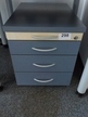 Blaha Rollcontainer blau-Ahorn ca. B 44 x T 80 x H 53 cm Blaha Rollcontainer blau-Ahorn ca. B 44 x T 80 x H 53 cm