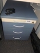 Blaha Rollcontainer blau-Ahorn ca. B 44 x T 80 x H 53 cm Blaha Rollcontainer blau-Ahorn ca. B 44 x T 80 x H 53 cm