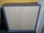 Blaha Aktenschrank blau-Ahorn, ca. B 120 x T 42 x H 120 cm, 3 Ordnerhöhen Blaha Aktenschrank blau-Ahorn, ca. B 120 x T 42 x H 120 cm, 3 Ordnerhöhen
