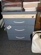 Blaha Rollcontainer blau-Ahorn ca. B 44 x T 80 x H 53 cm Blaha Rollcontainer blau-Ahorn ca. B 44 x T 80 x H 53 cm