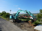 Kobelco Kettenbagger Typ 080, mit Schnellwechsler, Böschungslöffel und 3 Ersatzlöffel, ca. 5500 Betriebsstunden, Maschine sofort einsatzbereit Kobelco Kettenbagger Typ 080, mit Schnellwechsler, Böschungslöffel und 3 Ersatzlöffel, ca. 5500 Betriebsstunden, Maschine sofort einsatzbereit