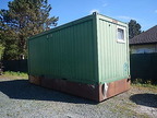 CONTAINEX WC CONTAINER geteilt in Damen / Herren 6055x2435x2590 mm , isolierte Ausführung , mit E Installation , Kippfenster , Aluriffelblechboden , mit Graffiti besprüht- siehe beiliegende Handskizze Grundriß Container CONTAINEX WC CONTAINER geteilt in Damen / Herren 6055x2435x2590 mm , isolierte Ausführung , mit E Installation , Kippfenster , Aluriffelblechboden , mit Graffiti besprüht- siehe beiliegende Handskizze Grundriß Container