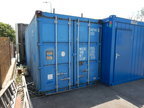 Lagercontainer in Stahlausführung mit Doppeltüre ca. 6055 x 2435 x 2590 mm, mit Doppeltüre und Holzboden - dicht Lagercontainer in Stahlausführung mit Doppeltüre ca. 6055 x 2435 x 2590 mm, mit Doppeltüre und Holzboden - dicht