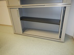 Werkstätten-Archivschrank Fab. K & N, mit Schiebetüren ca. L 160 x T 43 x H 75 cm, 2 Ordnerhöhen Werkstätten-Archivschrank Fab. K & N, mit Schiebetüren ca. L 160 x T 43 x H 75 cm, 2 Ordnerhöhen