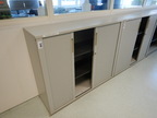 Werkstätten-Archivschrank Fab. K & N, mit Schiebetüren ca. L 135 x T 43 x H 110 cm, 3 Ordnerhöhen Werkstätten-Archivschrank Fab. K & N, mit Schiebetüren ca. L 135 x T 43 x H 110 cm, 3 Ordnerhöhen