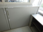 Werkstätten-Archivschrank Fab. K & N, mit Schiebetüren ca. L 135 x T 43 x H 110 cm, 3 Ordnerhöhen Werkstätten-Archivschrank Fab. K & N, mit Schiebetüren ca. L 135 x T 43 x H 110 cm, 3 Ordnerhöhen