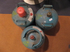 3 Stück Flaga Gasflaschen leer 3 Stück Flaga Gasflaschen leer