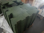 ca. 30 m2 Gummiverbundstein grün ca. 30 m2 Gummiverbundstein grün