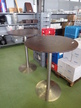 2 Stehtische DM 80, H 110 cm mit Holzplatte 2 Stehtische DM 80, H 110 cm mit Holzplatte