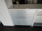 Aktenschrank mit Rollo ca. 84 x 43 x 95 cm, Front Silber - hell Aktenschrank mit Rollo ca. 84 x 43 x 95 cm, Front Silber - hell