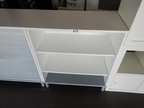 Aktenregal offen 84 x 43 95 cm, Front Silber - hell Aktenregal offen 84 x 43 95 cm, Front Silber - hell