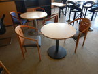 Besprechungstisch 80 cm DM + 2 Stk. Besucherstühle Besprechungstisch 80 cm DM + 2 Stk. Besucherstühle