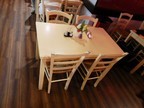 Bistrotisch ca. L 120 x B 70 x H 76 cm + 4 Stk. Stühle Bistrotisch ca. L 120 x B 70 x H 76 cm + 4 Stk. Stühle