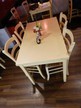 Bistrotisch ca. L 120 x B 70 x H 76 cm + 4 Stk. Stühle Bistrotisch ca. L 120 x B 70 x H 76 cm + 4 Stk. Stühle
