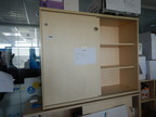 Aktenschrank ca. 140 x 44 x 112 cm, 3 Ordnerhöhen Aktenschrank ca. 140 x 44 x 112 cm, 3 Ordnerhöhen