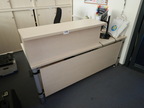 Schreibtisch mit Pultaufsatz ca. L 180 x T 80 - 100 Schreibtisch mit Pultaufsatz ca. L 180 x T 80 - 100