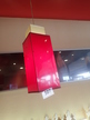 9 Stück Deckenleuchten rot je ca. 17x17x45 cm 9 Stück Deckenleuchten rot je ca. 17x17x45 cm