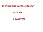 SOFORTKAUF Paket Pos. 1 - 21 SOFORTKAUF Paket Pos. 1 - 21
