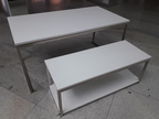 hochwertiger, moderner Warentisch 2-teilig hochwertiger, moderner Warentisch 2-teilig