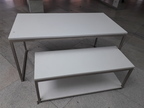 hochwertiger, moderner Warentisch 2-teilig hochwertiger, moderner Warentisch 2-teilig