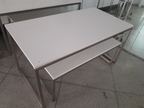 hochwertiger, moderner Warentisch 2-teilig hochwertiger, moderner Warentisch 2-teilig