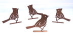 Vogel Rostdesign 4Stk 56498 ca. 22x1x16 cm Vogel Rostdesign 4Stk 56498 ca. 22x1x16 cm