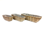Pflanzkorb 3er Set 7664 ca. 50x19x13 cm Pflanzkorb 3er Set 7664 ca. 50x19x13 cm