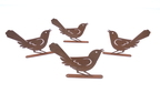 Vogel Rostdesign 4Stk 56497 ca. 22x1x16 cm Vogel Rostdesign 4Stk 56497 ca. 22x1x16 cm