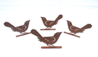Vogel 4er Set ca 22 cm Vogel 4er Set ca 22 cm
