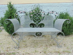 Bank grau ca. 145x50x110 cm Bank grau ca. 145x50x110 cm