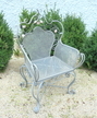 Sessel grau 65x55x110 cm Sessel grau 65x55x110 cm