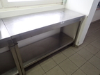 Edelstahl Arbeitstisch ca. 140x60cm Edelstahl Arbeitstisch ca. 140x60cm