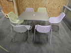 Gastrotischset bestehend aus 6 Stühlen und einem Tisch (120x80cm) Gastrotischset bestehend aus 6 Stühlen und einem Tisch (120x80cm)