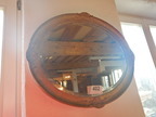 Wandspiegel in ovaler Ausführung, ca. 57x45cm Wandspiegel in ovaler Ausführung, ca. 57x45cm
